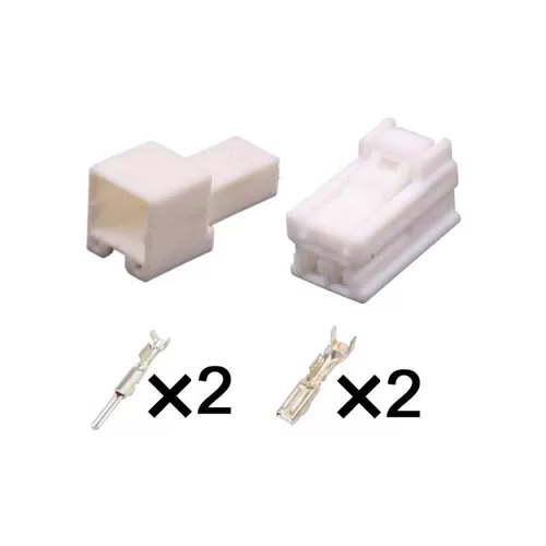 Automotive Waterproof ABS/Nylon Housing Copper Contact IP66 12V 1.5A Wire Harness Plug 2-Pin Female Adapter 936236-1 - image 3